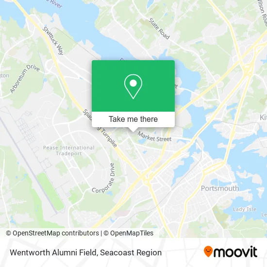 Wentworth Alumni Field map