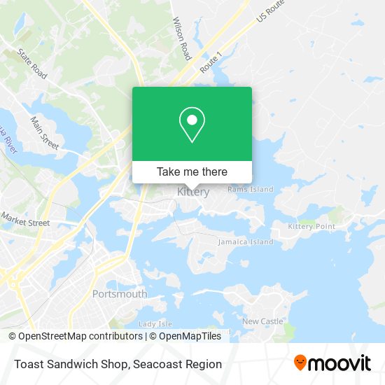 Toast Sandwich Shop map