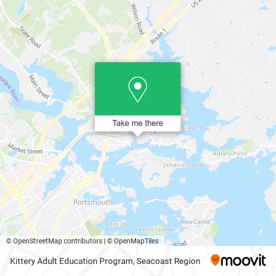 Kittery Adult Education Program map