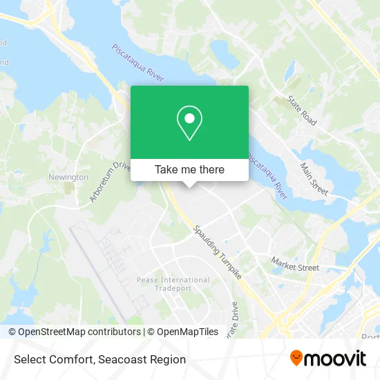 Mapa de Select Comfort
