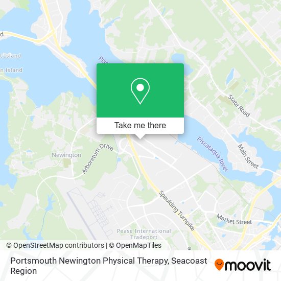 Portsmouth Newington Physical Therapy map