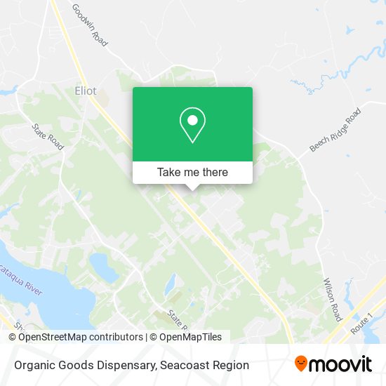 Organic Goods Dispensary map