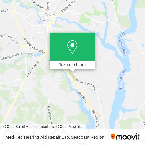 Mapa de Med-Tec Hearing Aid Repair Lab