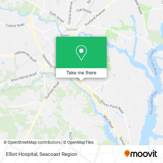 Elliot Hospital map