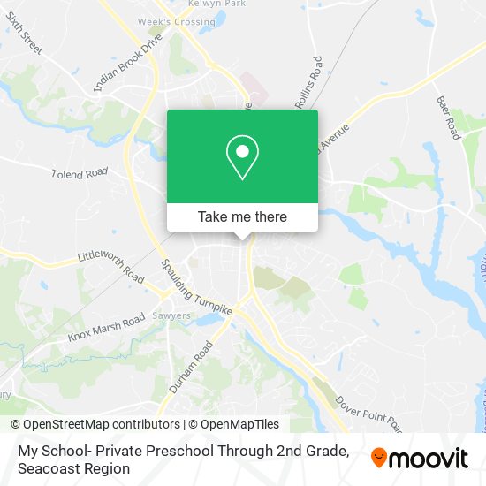 My School- Private Preschool Through 2nd Grade map