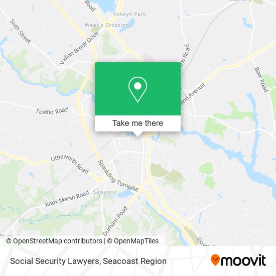 Social Security Lawyers map