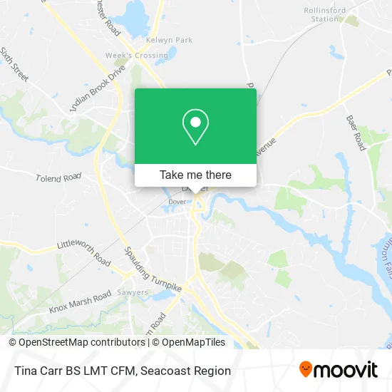 Mapa de Tina Carr BS LMT CFM