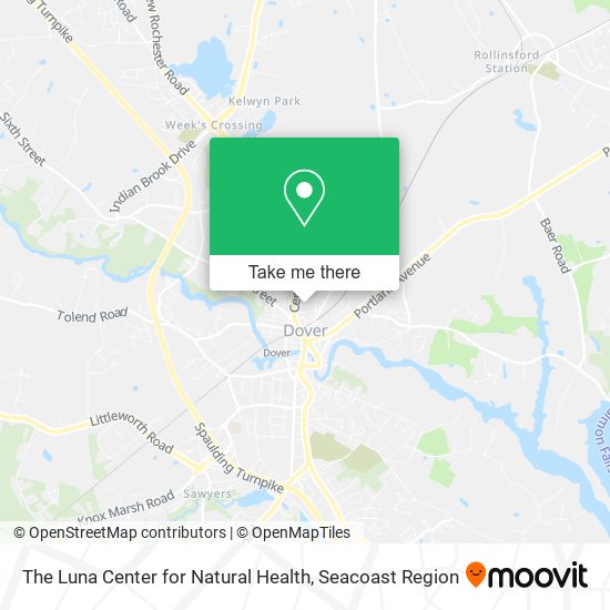 The Luna Center for Natural Health map