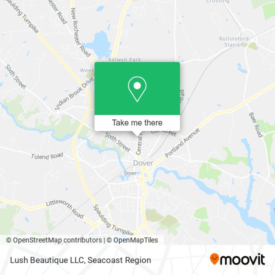 Lush Beautique LLC map