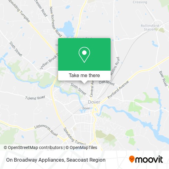 On Broadway Appliances map