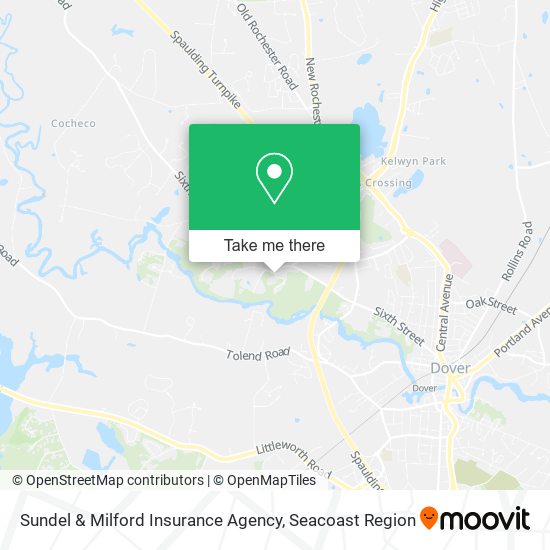 Mapa de Sundel & Milford Insurance Agency