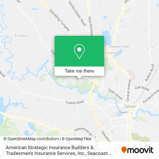 American Strategic Insurance Builders & Tradesmen's Insurance Services, Inc. map