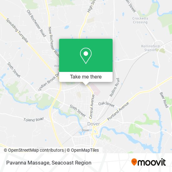 Pavanna Massage map