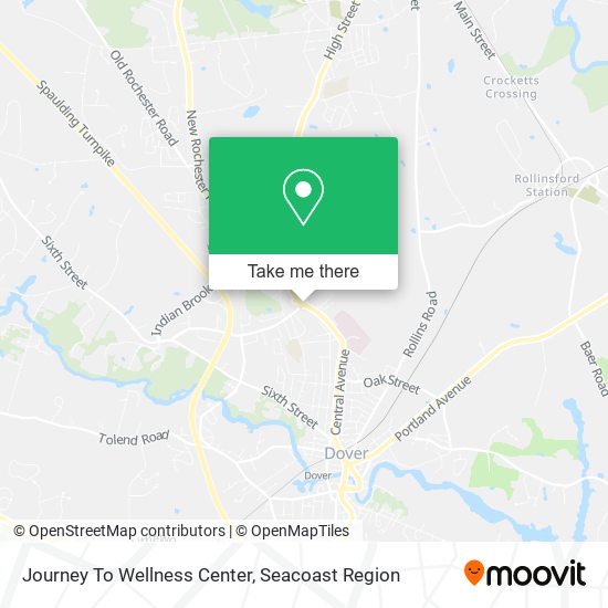 Journey To Wellness Center map