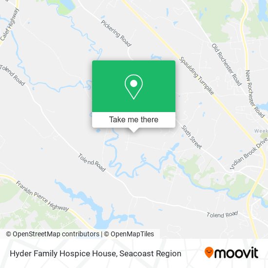 Hyder Family Hospice House map