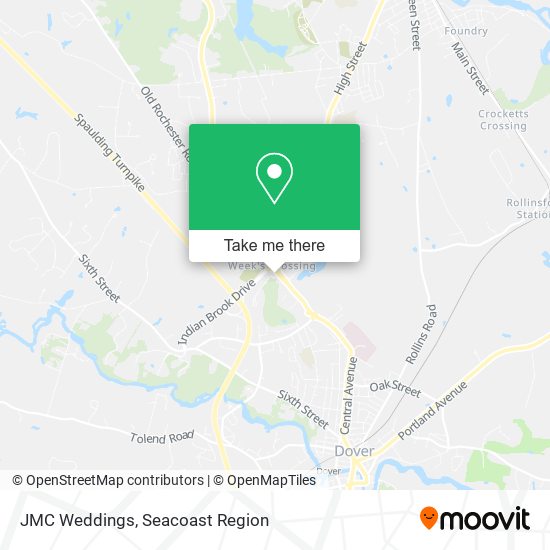 JMC Weddings map