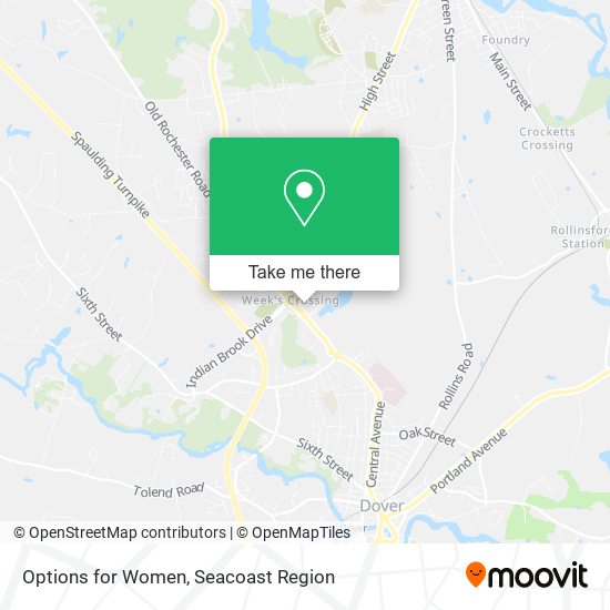 Options for Women map