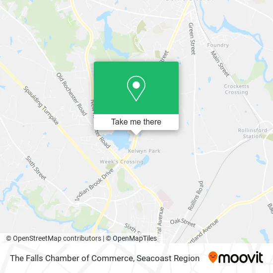 The Falls Chamber of Commerce map