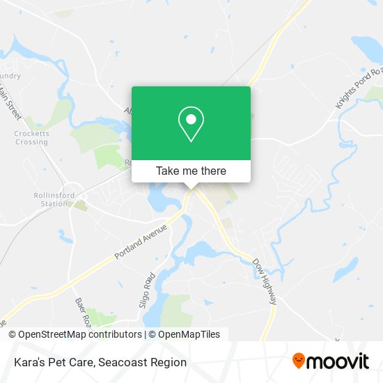 Kara's Pet Care map