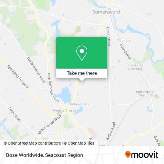 Bose Worldwide map