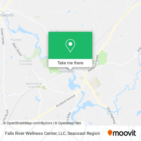 Mapa de Falls River Wellness Center, LLC