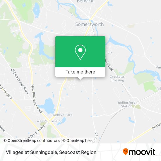 Villages at Sunningdale map