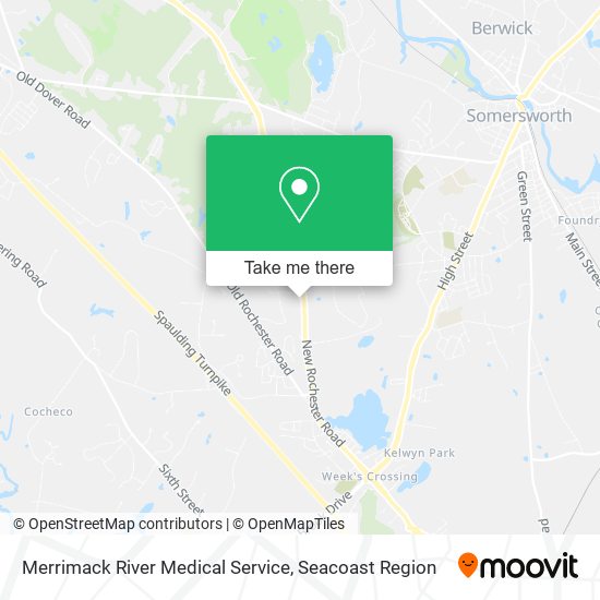 Merrimack River Medical Service map