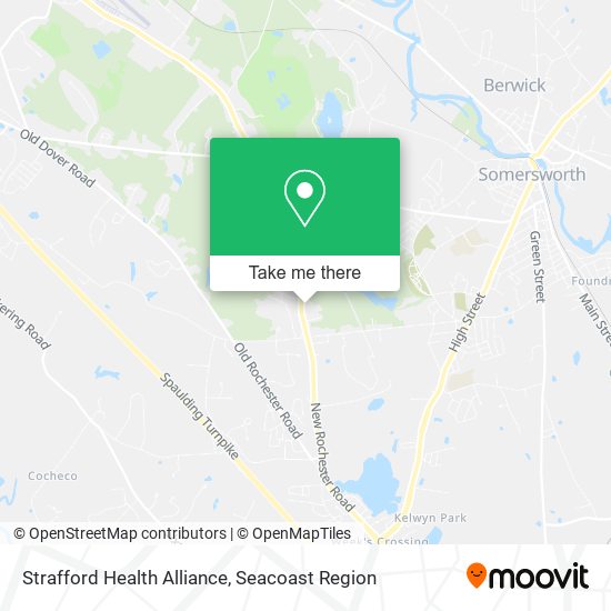 Strafford Health Alliance map