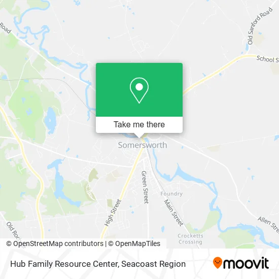 Hub Family Resource Center map