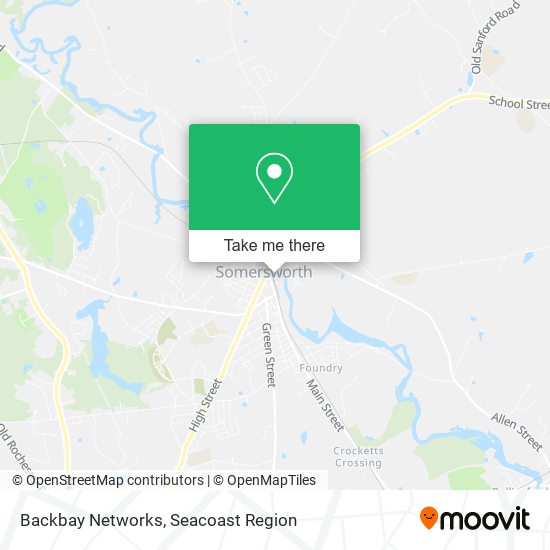 Mapa de Backbay Networks