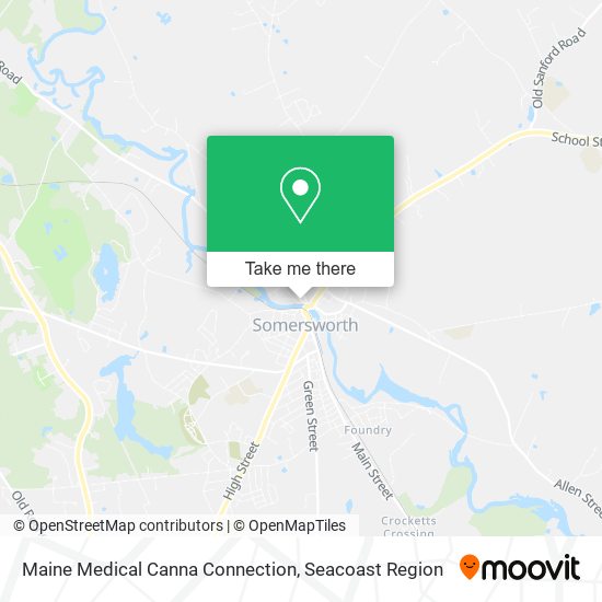 Maine Medical Canna Connection map