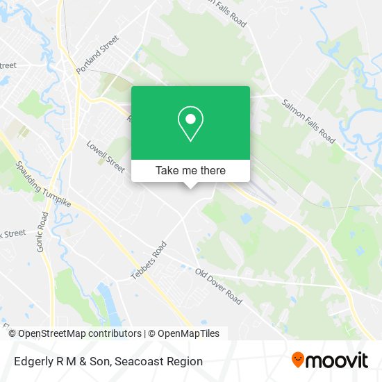 Edgerly R M & Son map