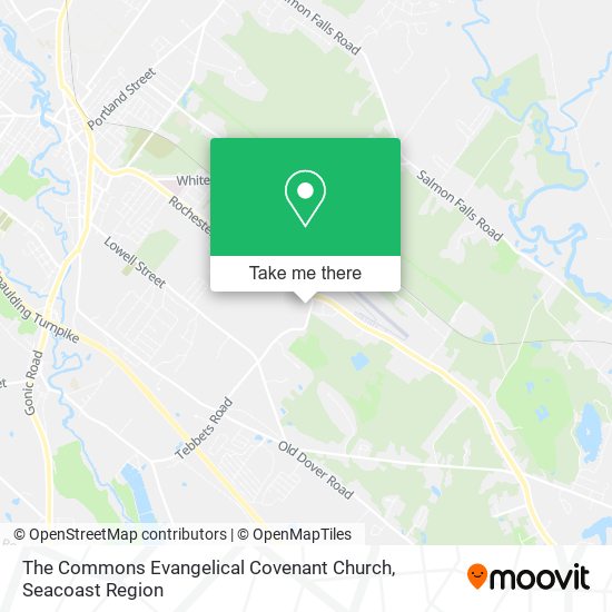 Mapa de The Commons Evangelical Covenant Church