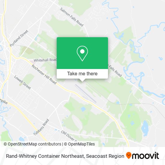 Rand-Whitney Container Northeast map
