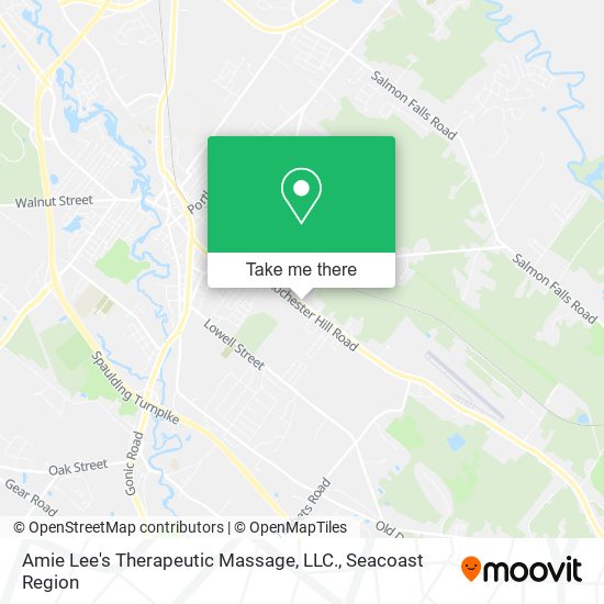 Amie Lee's Therapeutic Massage, LLC. map