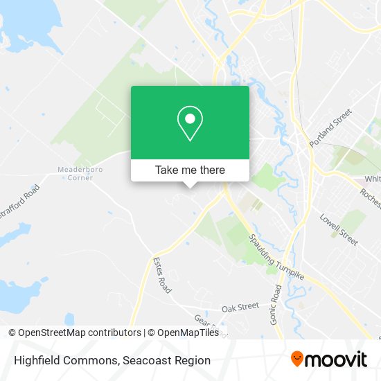 Highfield Commons map