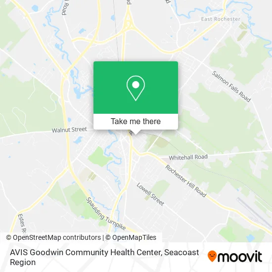 AVIS Goodwin Community Health Center map