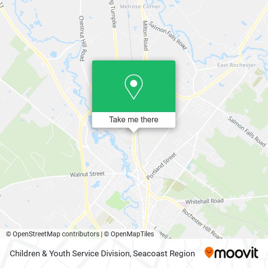 Children & Youth Service Division map