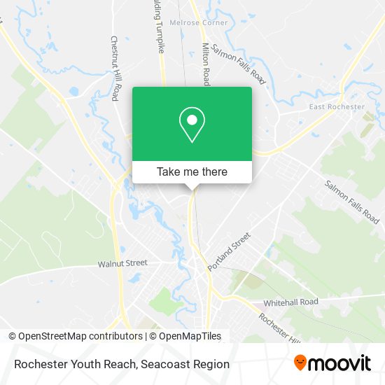 Rochester Youth Reach map