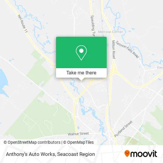 Anthony's Auto Works map
