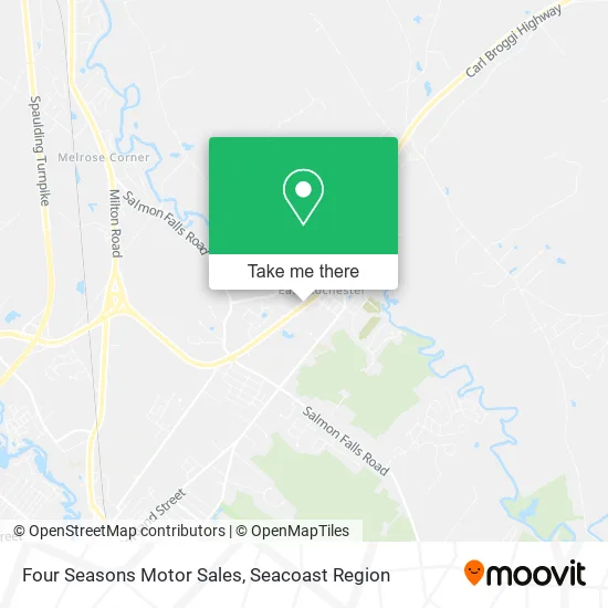 Four Seasons Motor Sales map