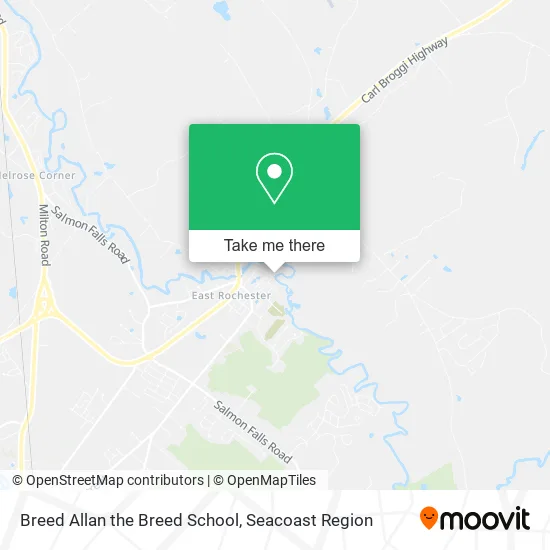 Breed Allan the Breed School map
