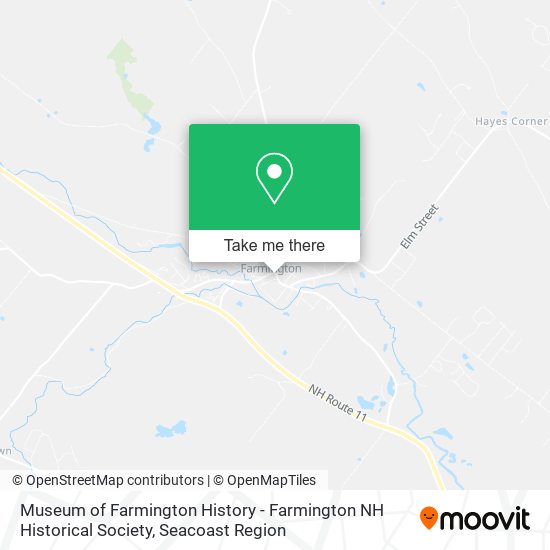 Museum of Farmington History - Farmington NH Historical Society map