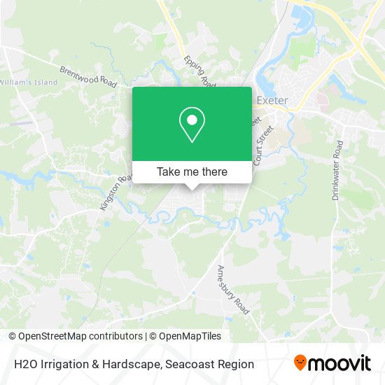 H2O Irrigation & Hardscape map