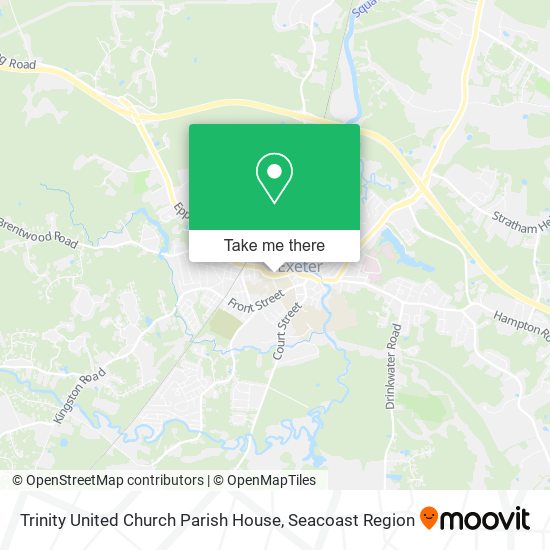 Trinity United Church Parish House map