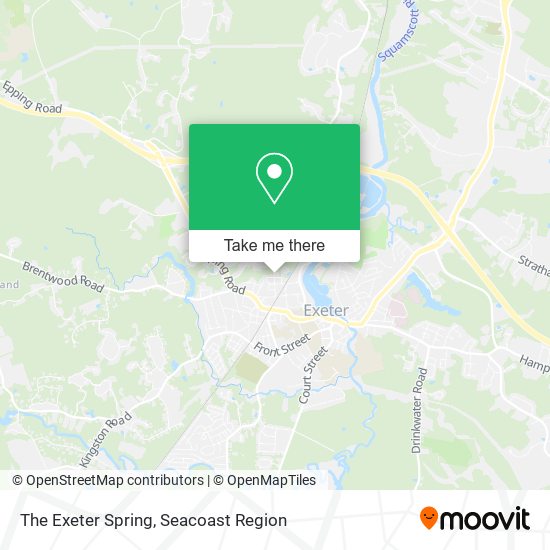 The Exeter Spring map