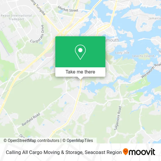 Calling All Cargo Moving & Storage map