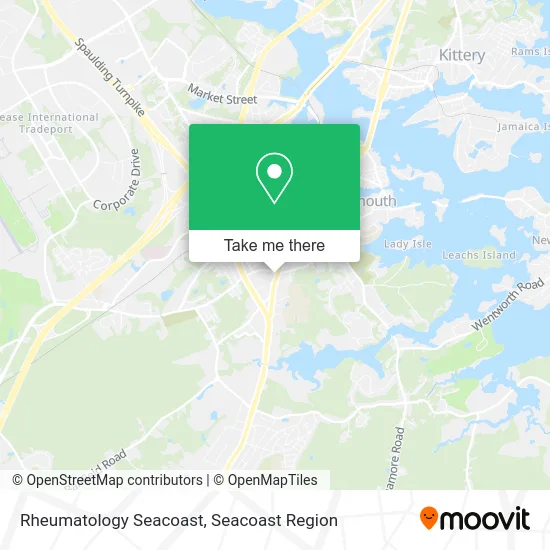 Rheumatology Seacoast map