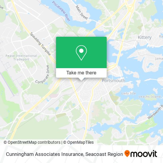 Mapa de Cunningham Associates Insurance
