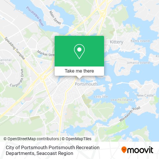 City of Portsmouth Portsmouth Recreation Departments map